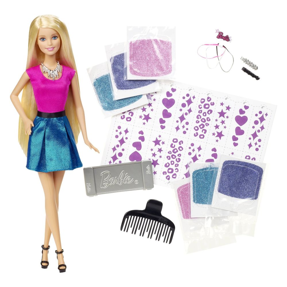 Accesorii papusa Barbie - Glitter Hair
