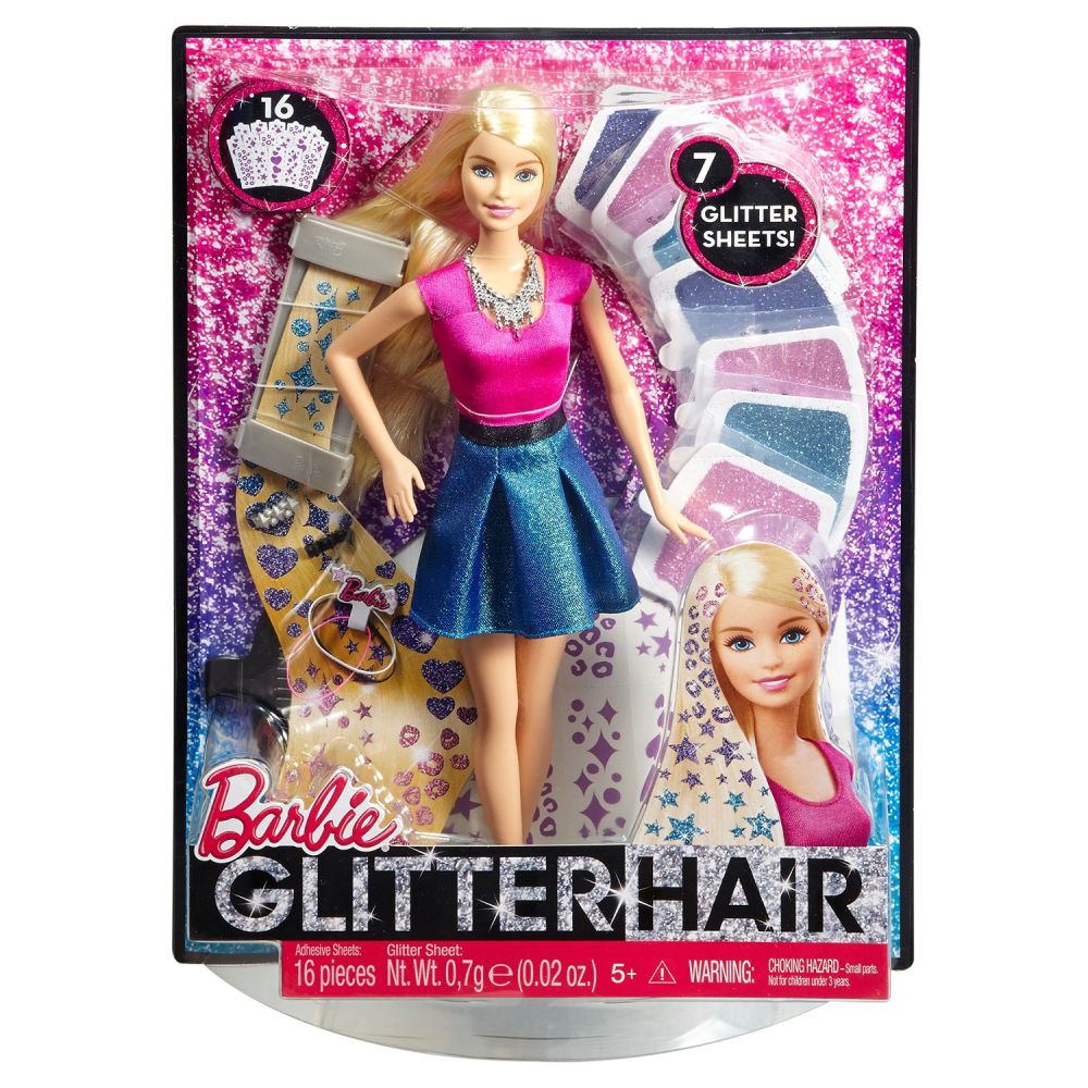 Accesorii papusa Barbie - Glitter Hair