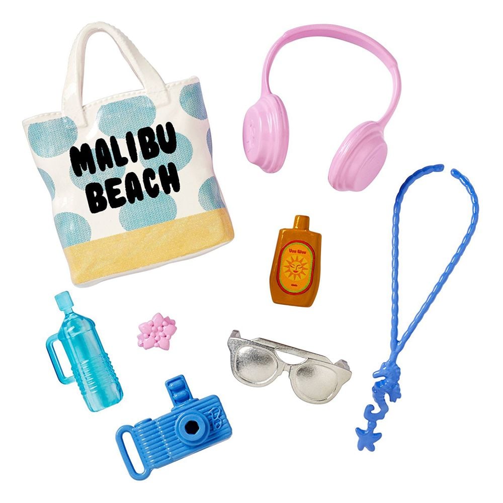 Accesorii papusa Barbie - Set O zi la plaja