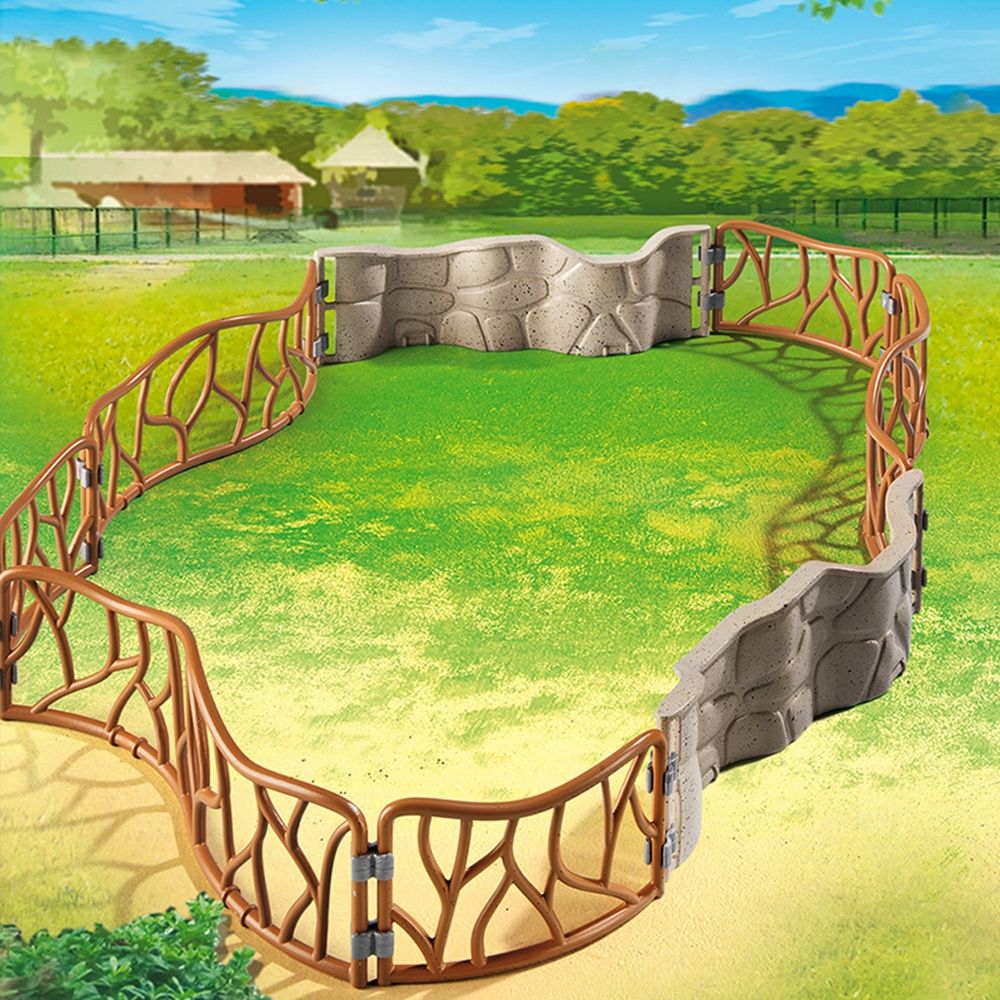 Accesoriu figurine Playmobil City Life - Tarc zoo (6656)
