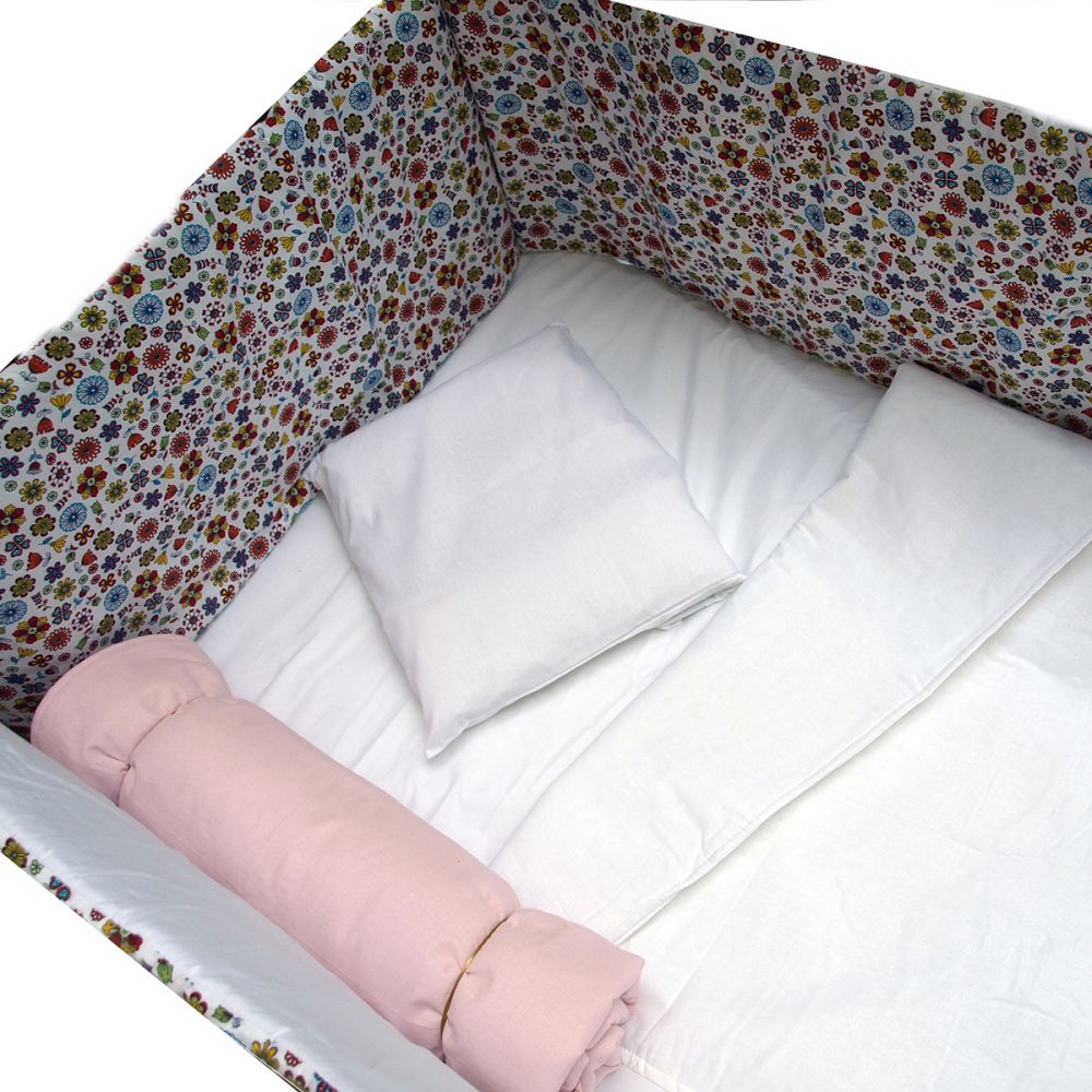 Aparatoare pat SCHIMBUL 3 - Flori de primavara, 40 x 180cm