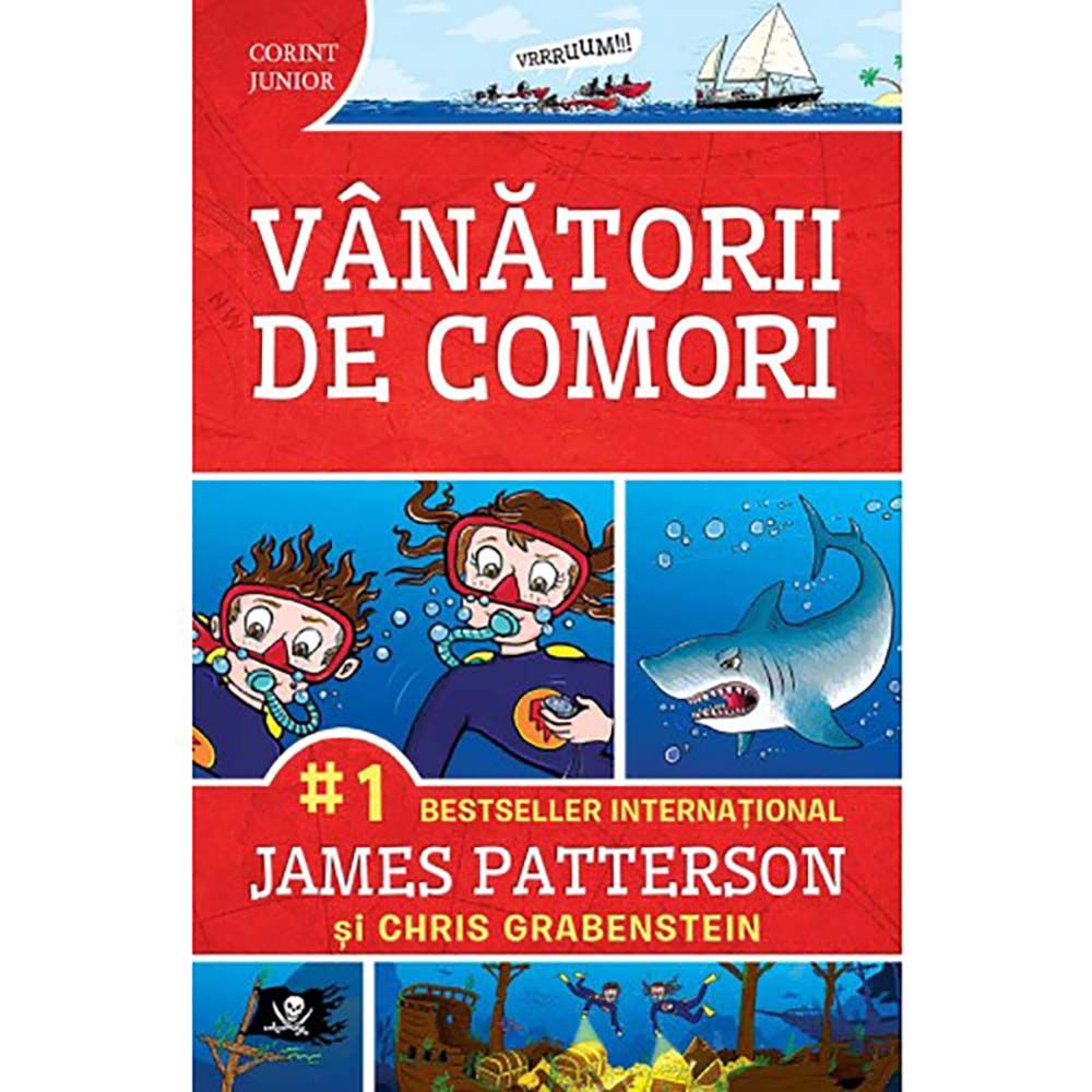 Carte Editura Corint, Vanatorii de comori, James Patterson, Chris Grabenstein