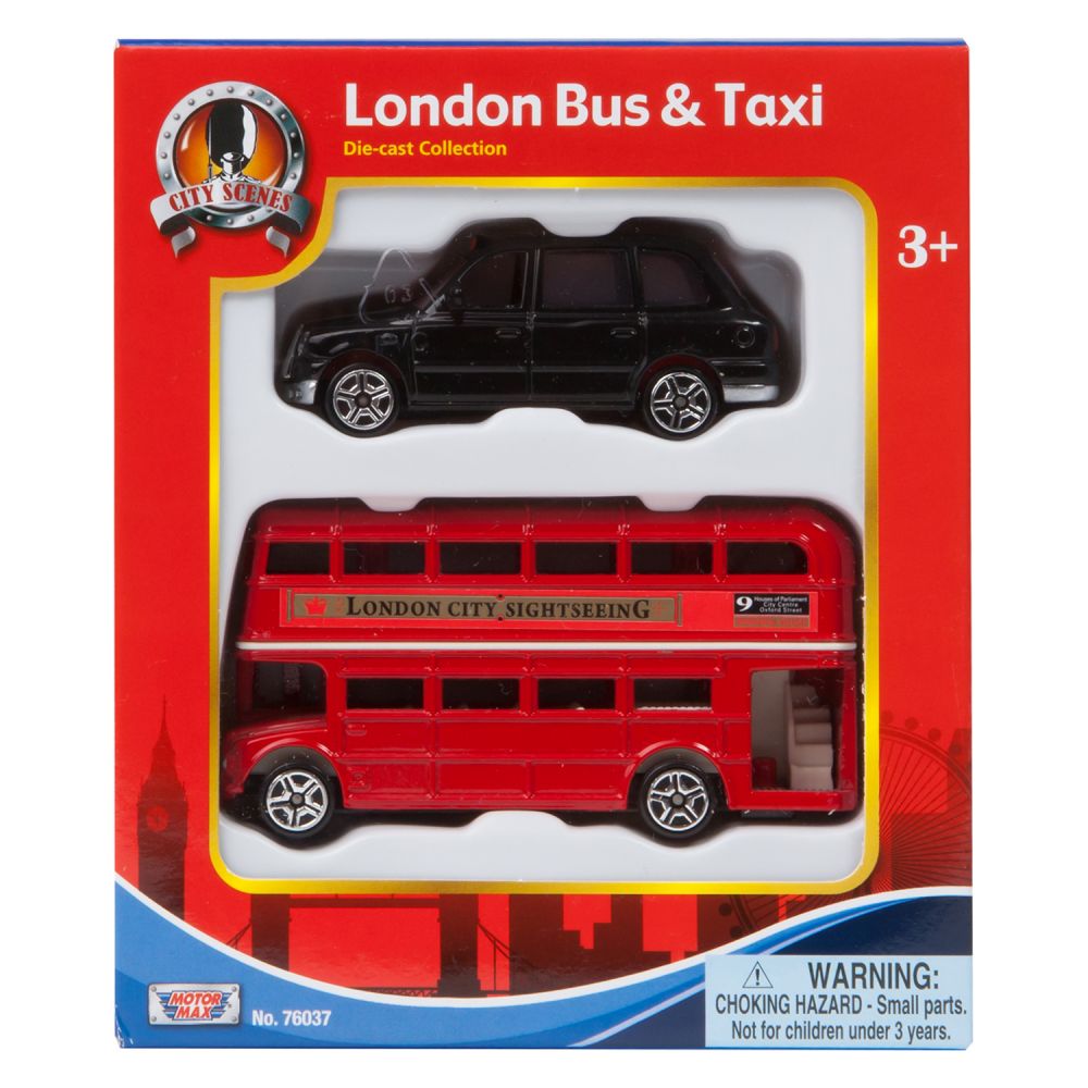 Autobuz si taxi Motormax City Scenes - London