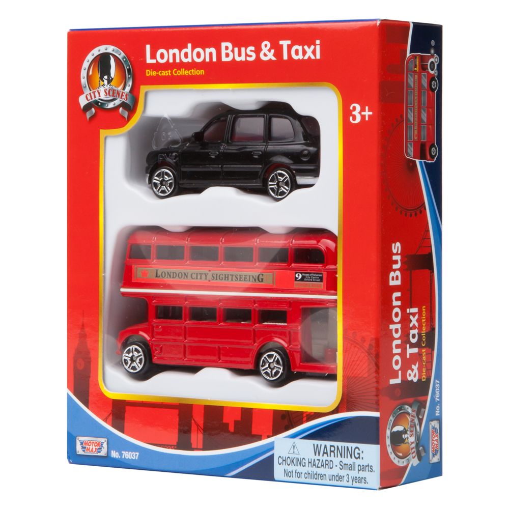 Autobuz si taxi Motormax City Scenes - London