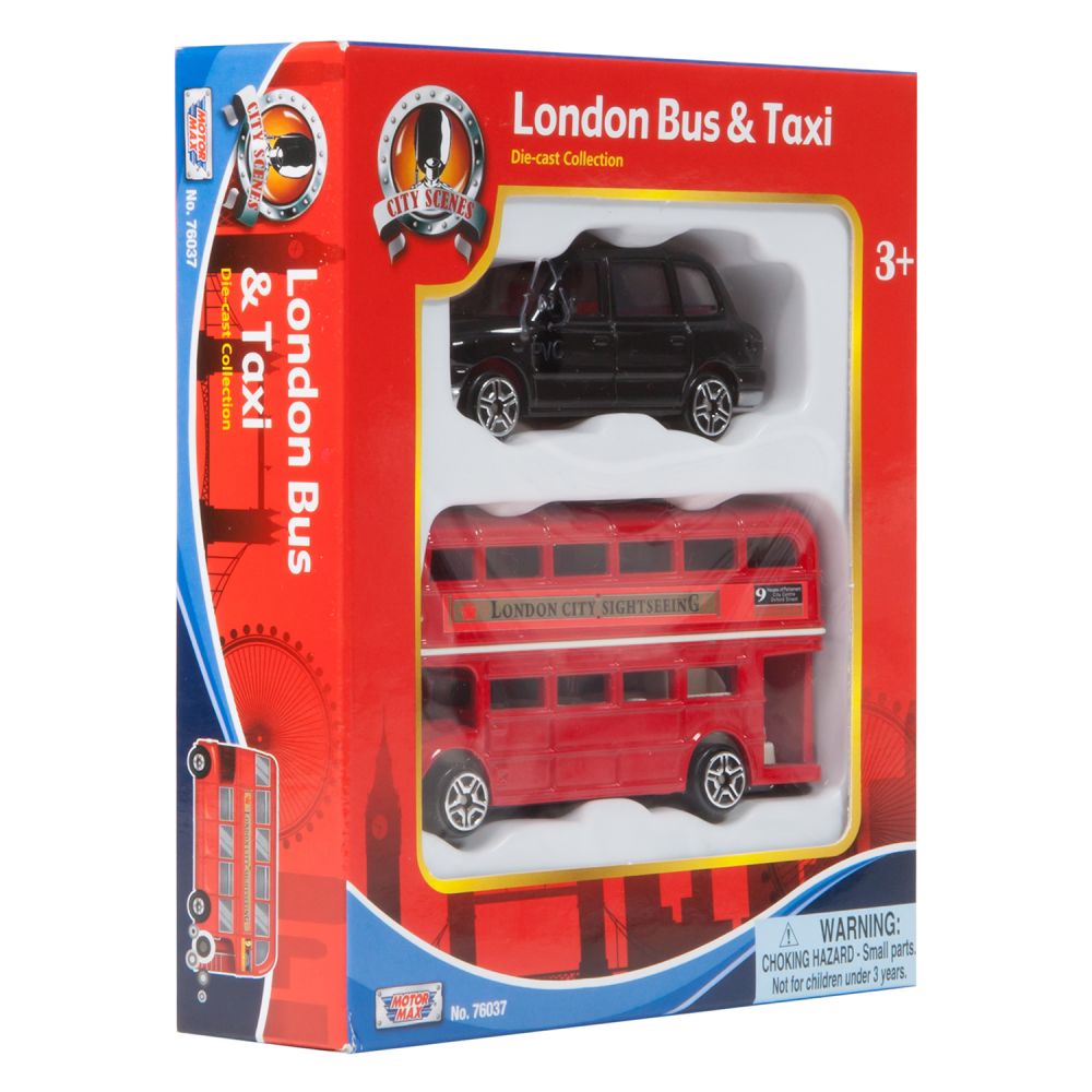 Autobuz si taxi Motormax City Scenes - London