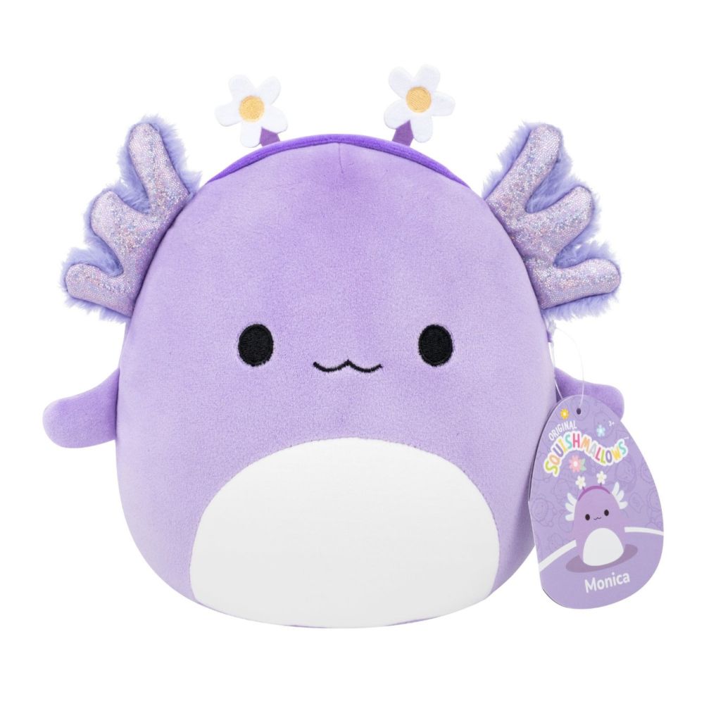 Jucarie de plus, Squishmallows, Axolotul Monica, 19 cm