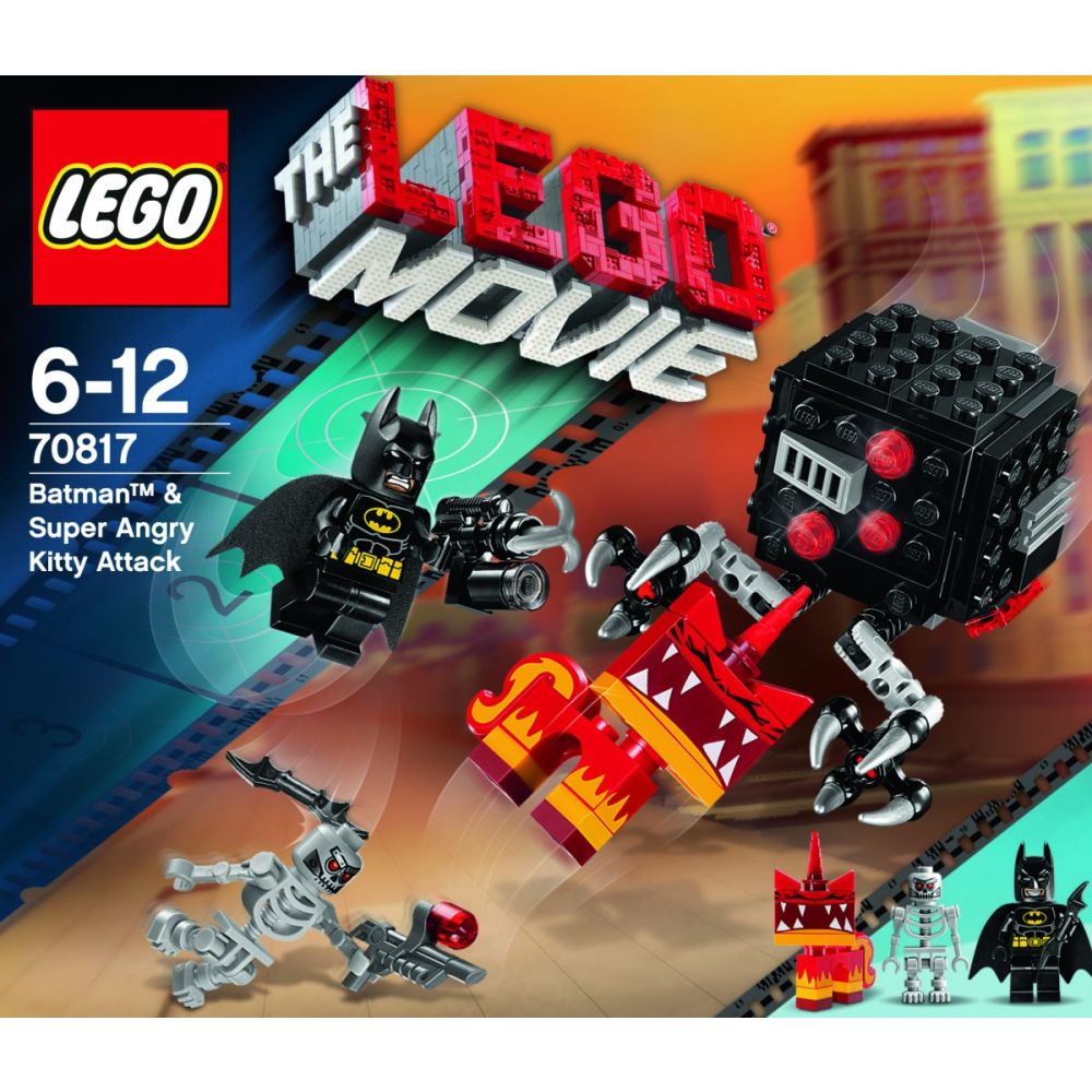 LEGO MOVIE - Atacul lui Batman si Super Angry Kitty (70817)