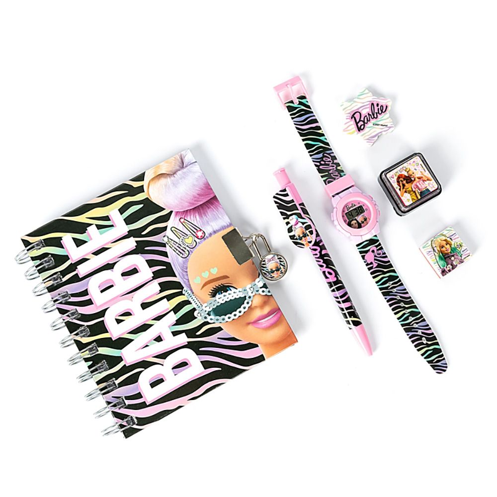 Set cadou cu ceas, Barbie