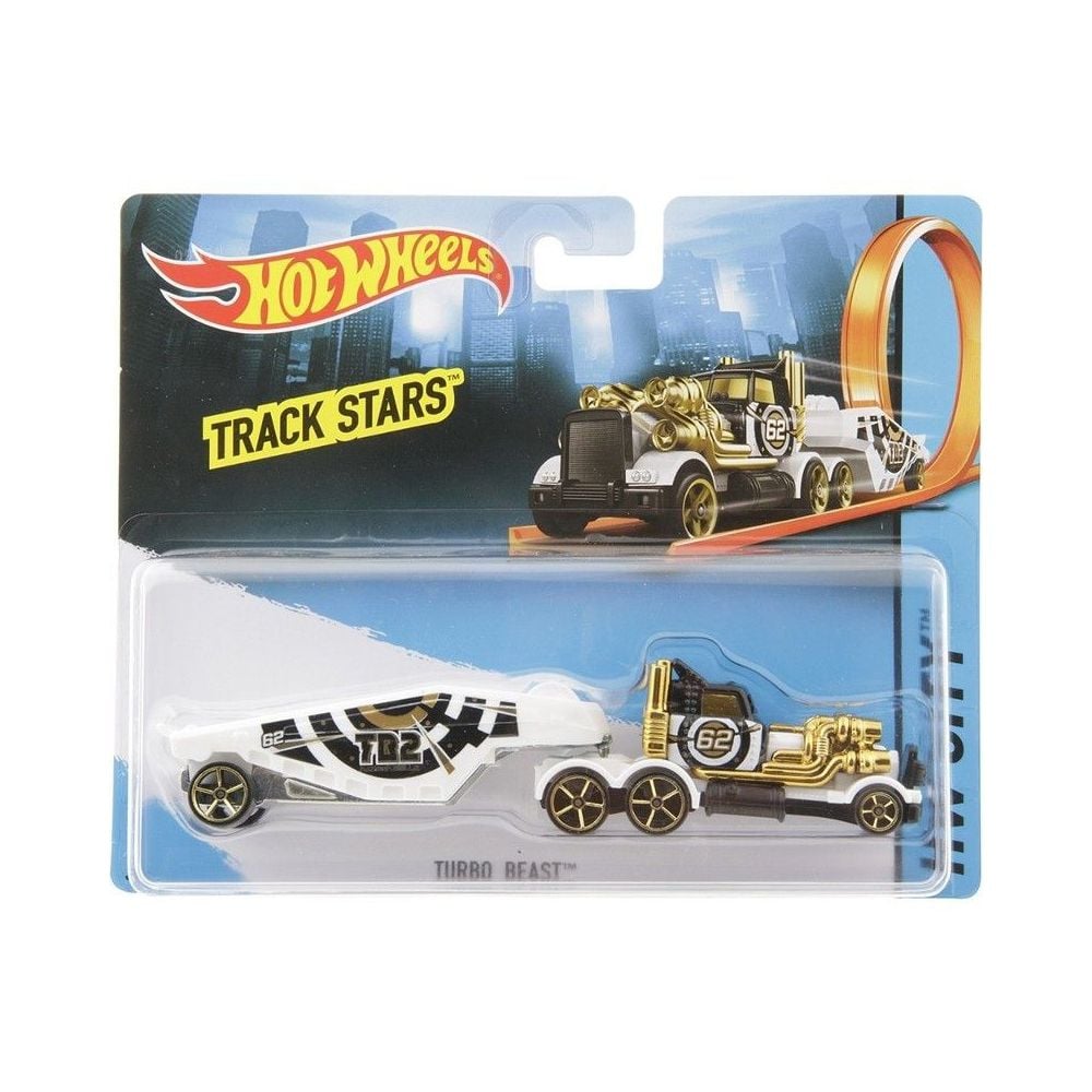 Masinuta Hot Wheels, Track Stars - Turbo Beast