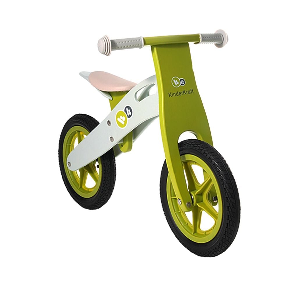 Bicicleta fara pedale KinderKraft Runner Deluxe, Verde
