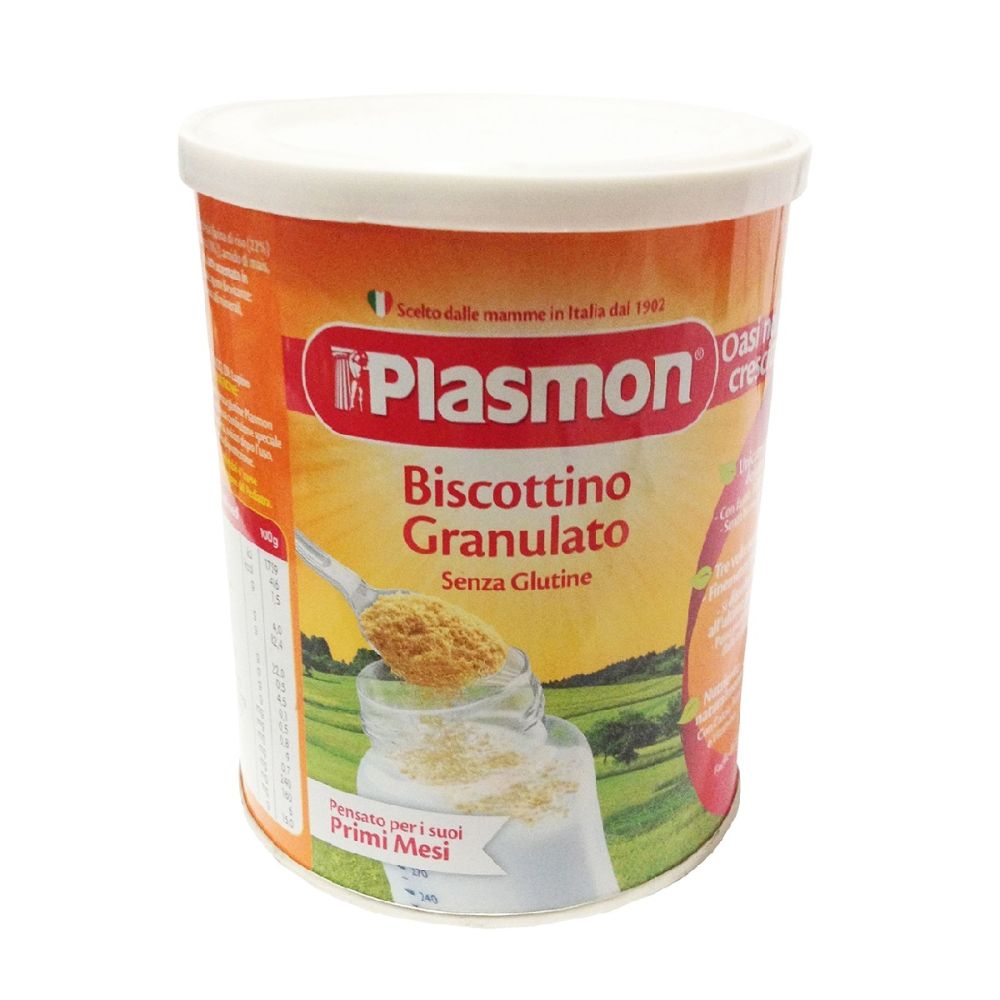 Biscuiti granulati Plasmon - Primele luni, fara gluten, 374 g