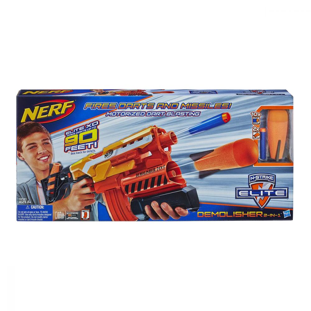 NERF N-Strike Elite DEMOLISHER 2-in-1 Blaster