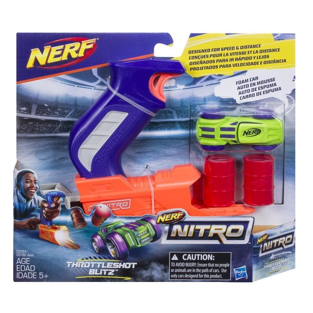 Blaster Nerf Nitro ThrottleShot Blitz Blue