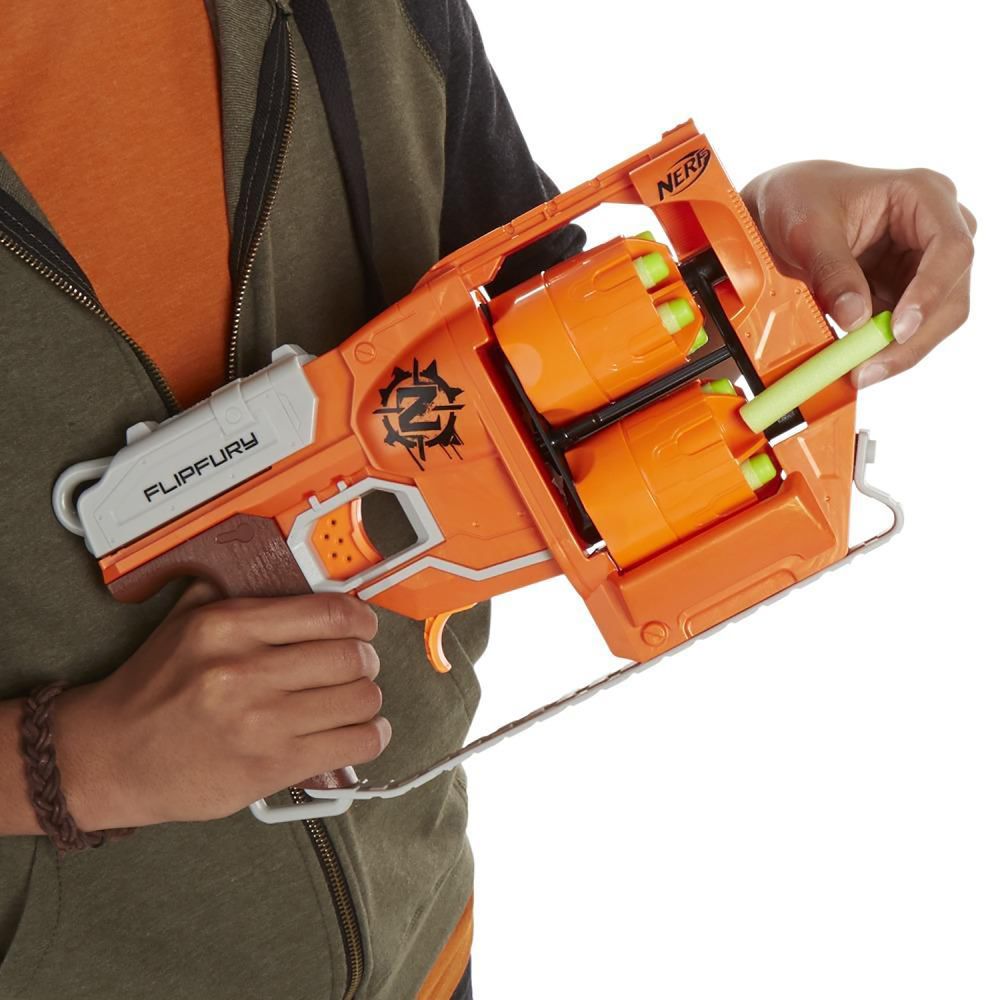 NERF Zombie STRIKE FLIPFURY Blaster
