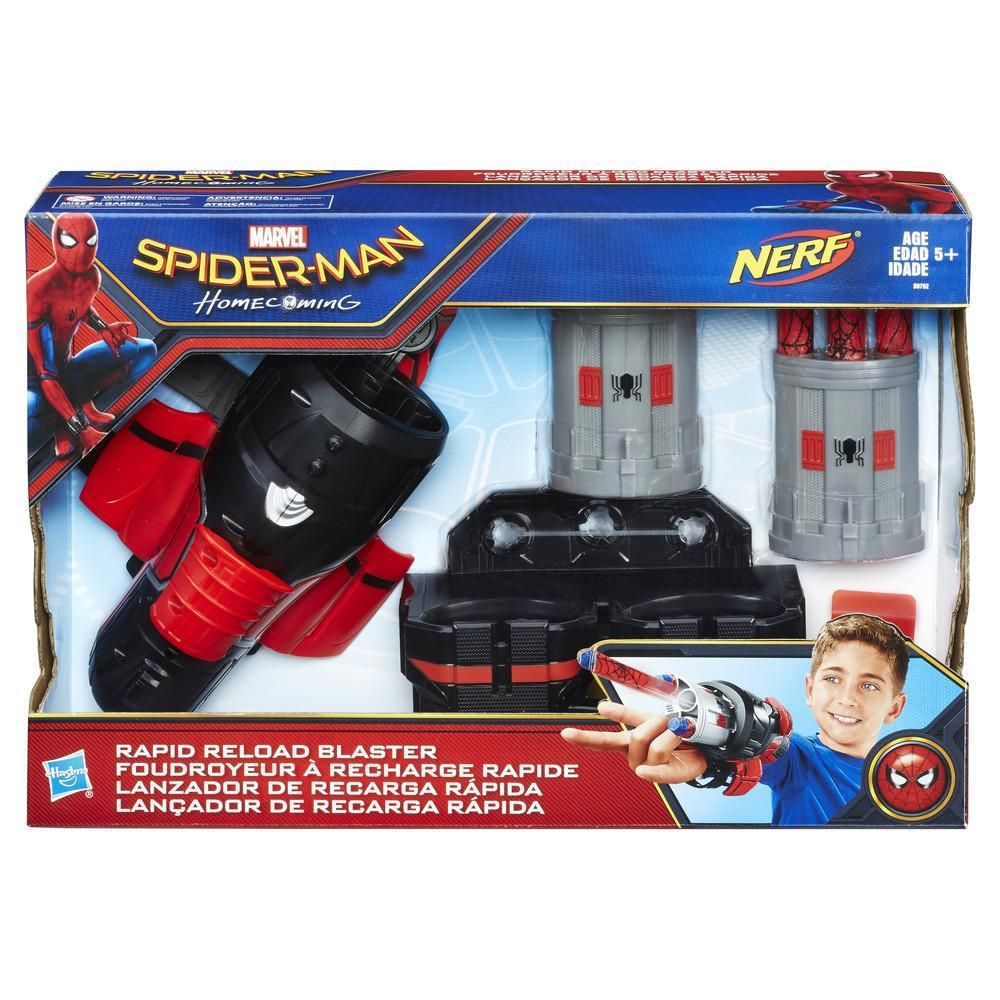 Blaster Spiderman Homecoming cu incarcare rapida