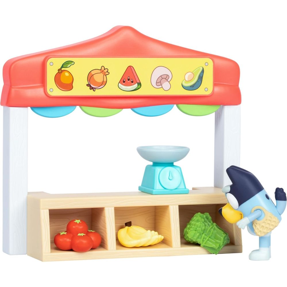 Set de joaca cu figurina, Bluey, Farmers Market