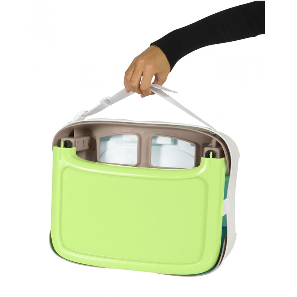 Booster compact pliabil BABYMOOV Almond Taupe