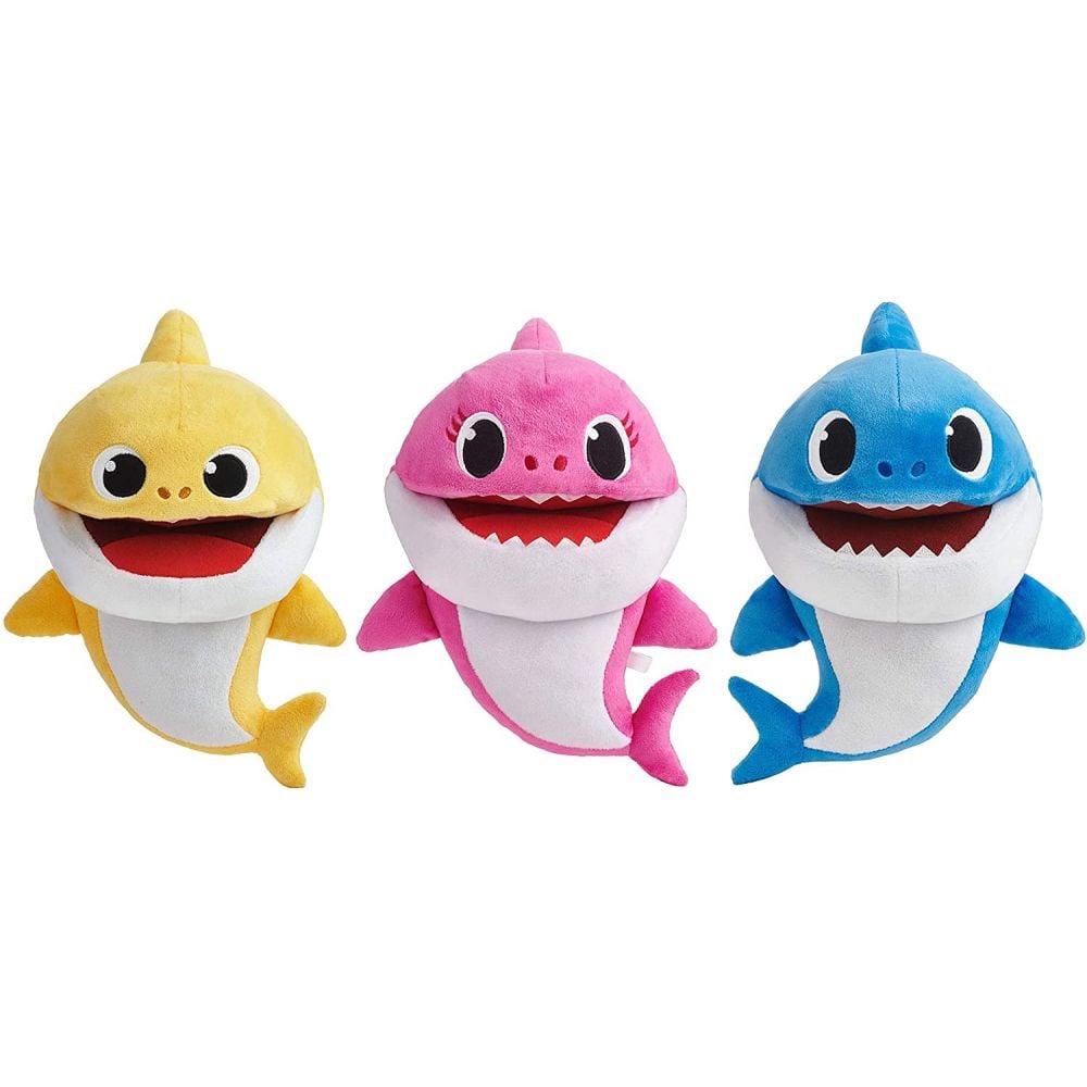 Jucarie de plus interactiva cu tempo control Baby Shark, Mommy Shark, 61082 