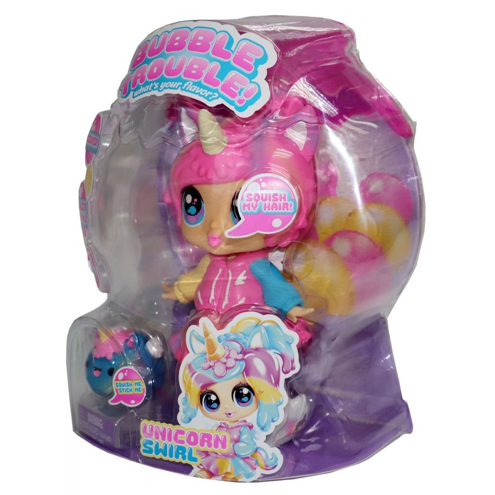 Papusa Bubble Trouble Doll Rainbow Bubblegum Unicorn Wave 2