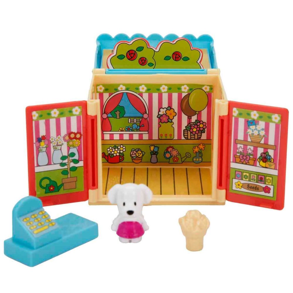 Set mini casuta cu animalut si accesorii