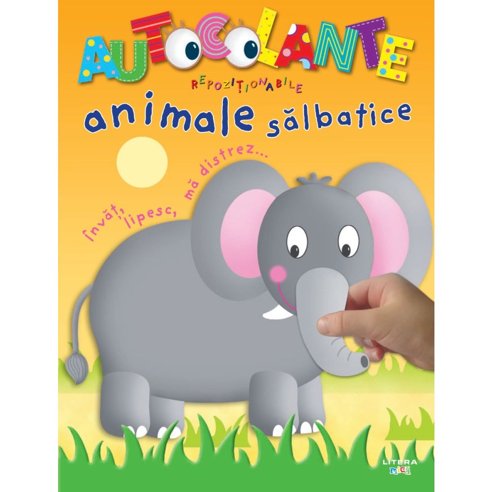 Animale salbatice, Autocolante repozitionabile, reeditare