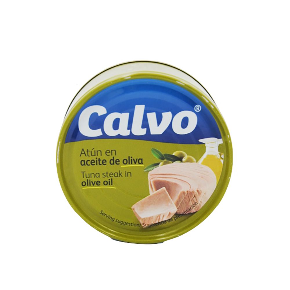 Ton in ulei de masline Calvo, bucati, 160 g