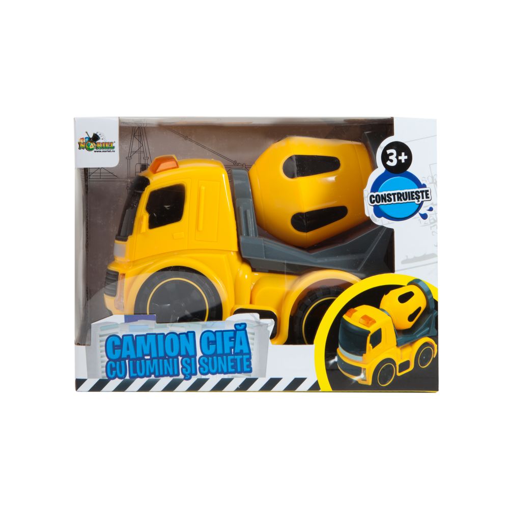 Camion cifa cu lumini si sunete Noriel Micul santier