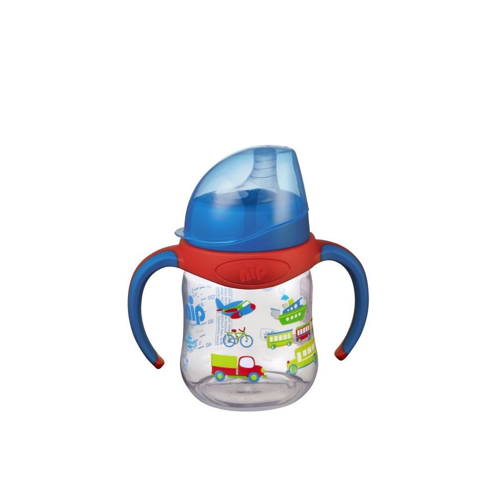 Cana bebe Nip Training Bottle Girl, 150ml, albastru