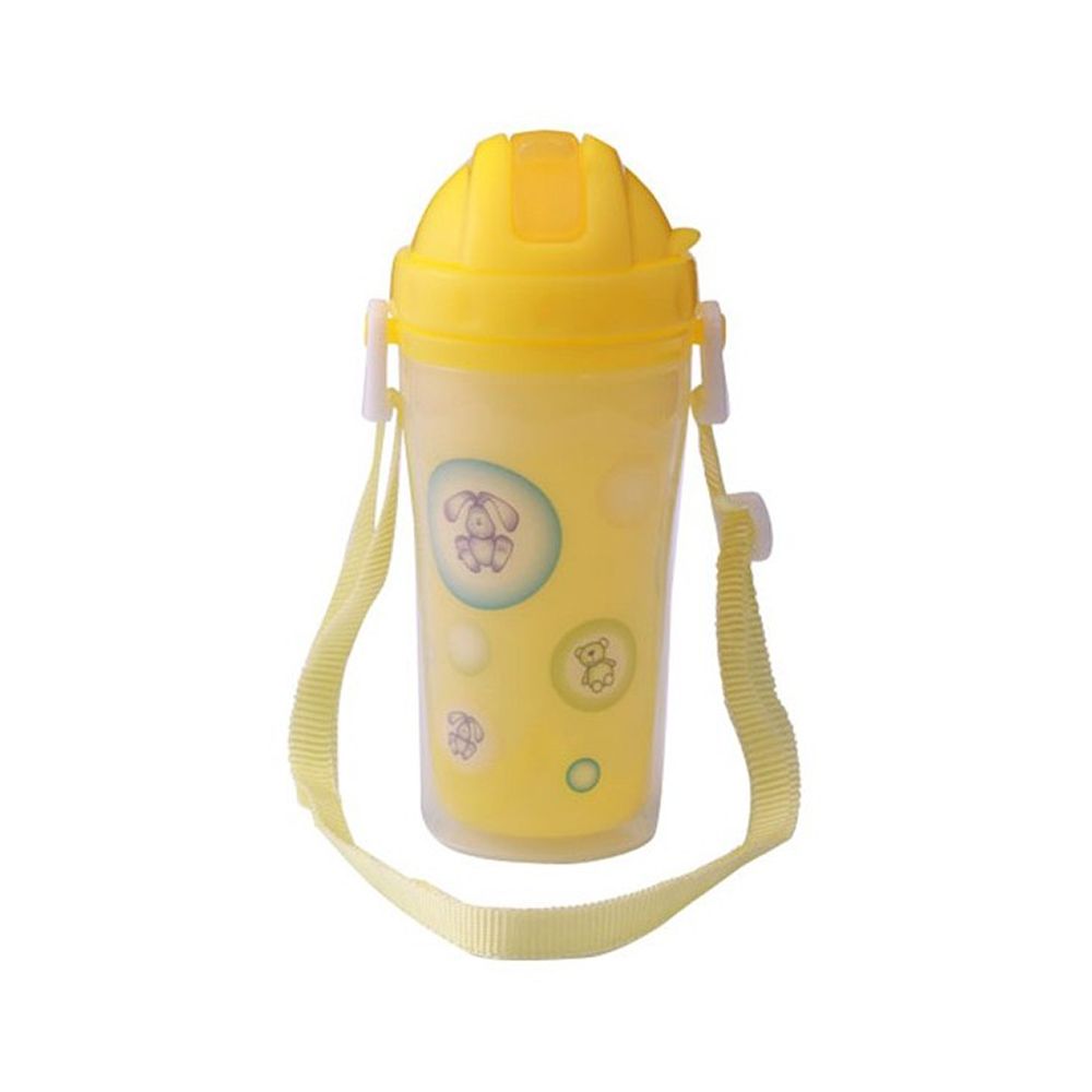 Cana sport cu pai BabyOno 1029, 300 ml - Galben