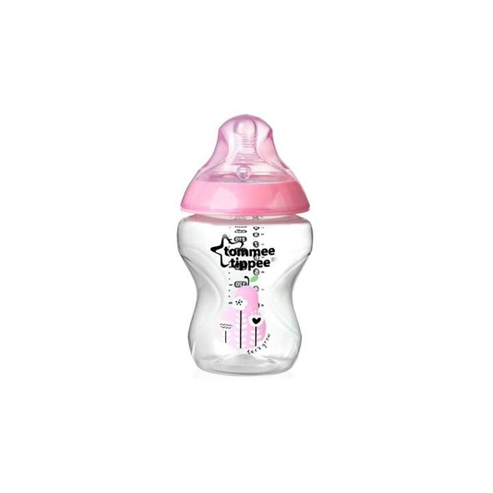 Cana bebe Tomme Tippee Closer to Nature, Roz, 260 ml