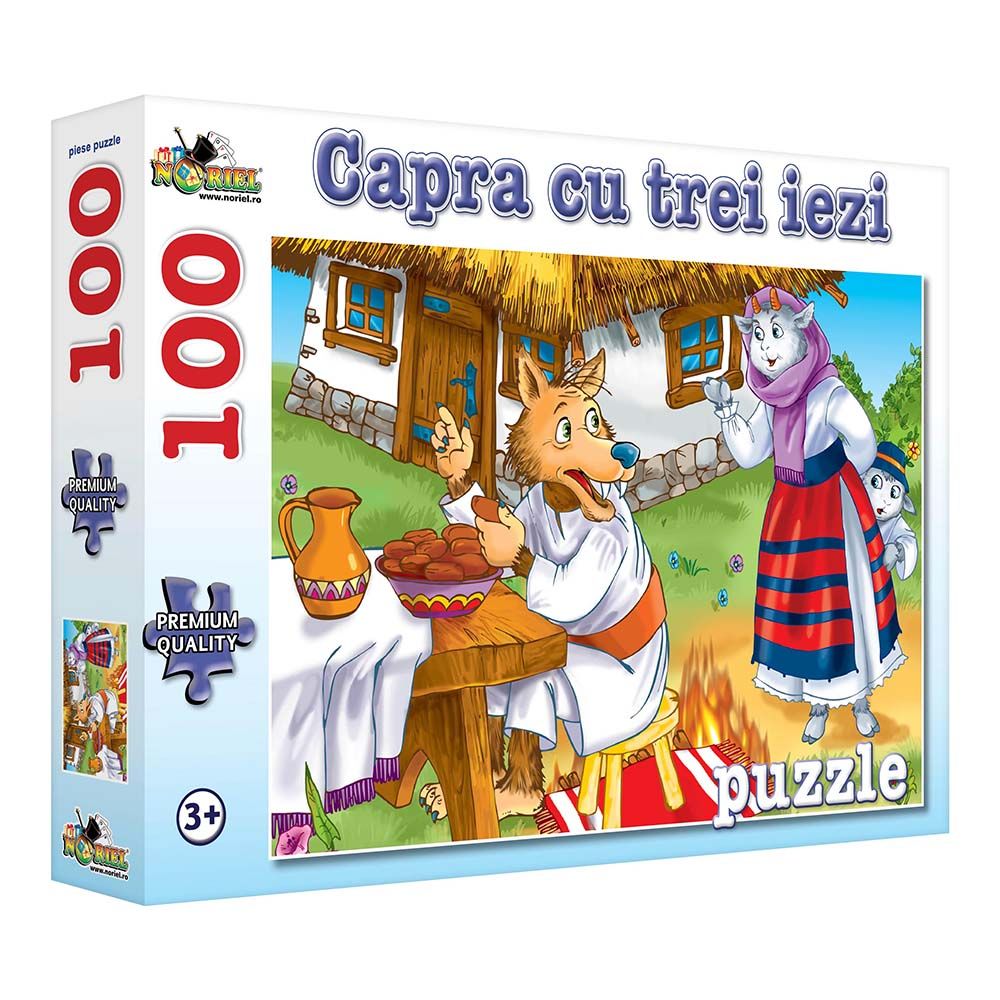 Puzzle Noriel - Capra cu trei iezi, 100 piese