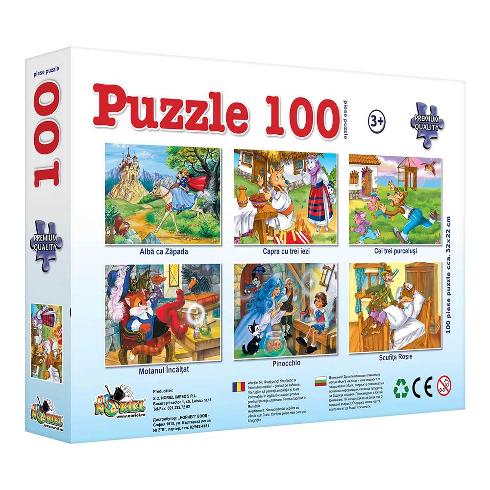 Puzzle Noriel - Capra cu trei iezi, 100 piese