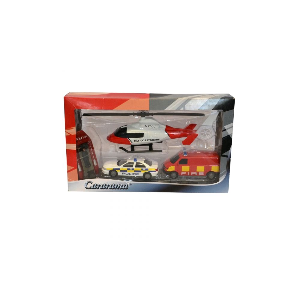 Cararama 1:60 Set vehicule interventie