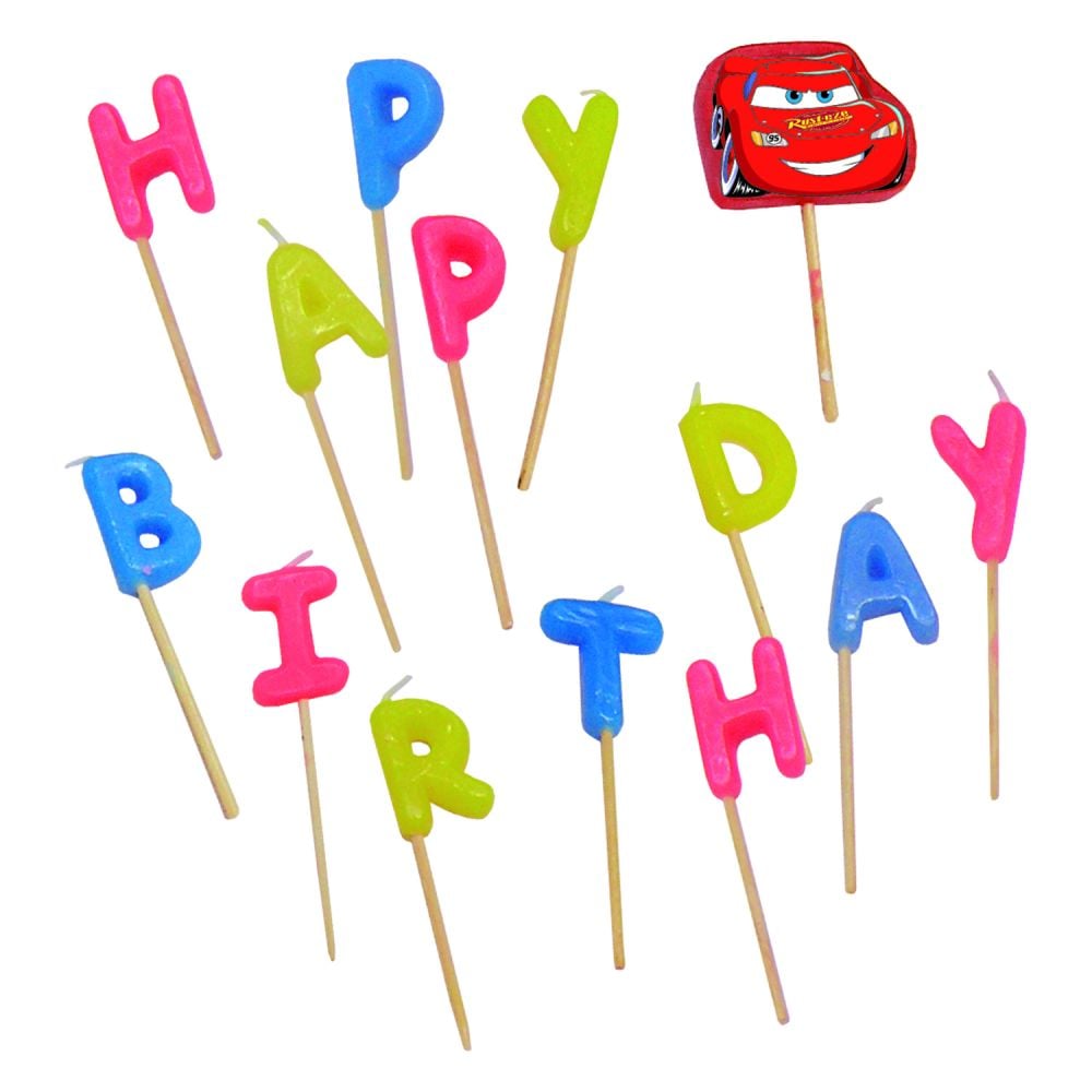 Cars - Lumanari Happy Birthday