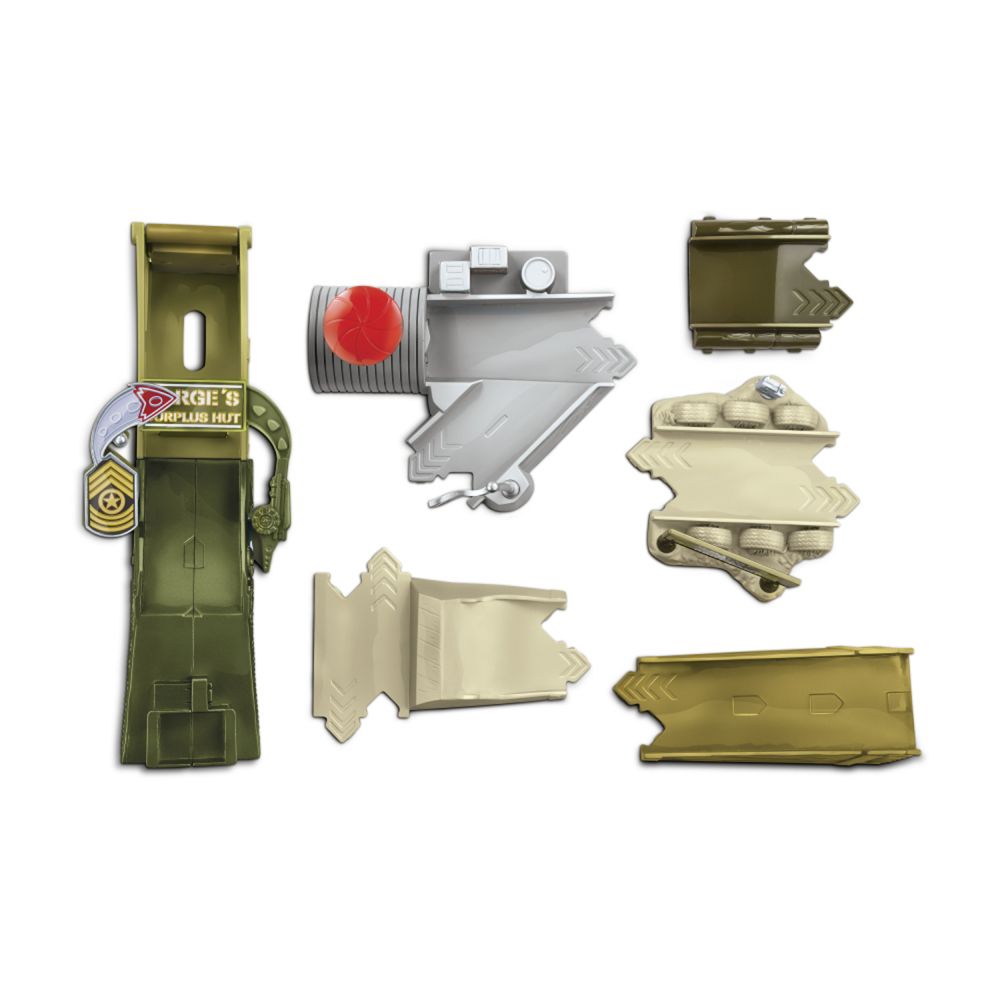 Set de joaca Cars - Pista cu lansator a Sergentului