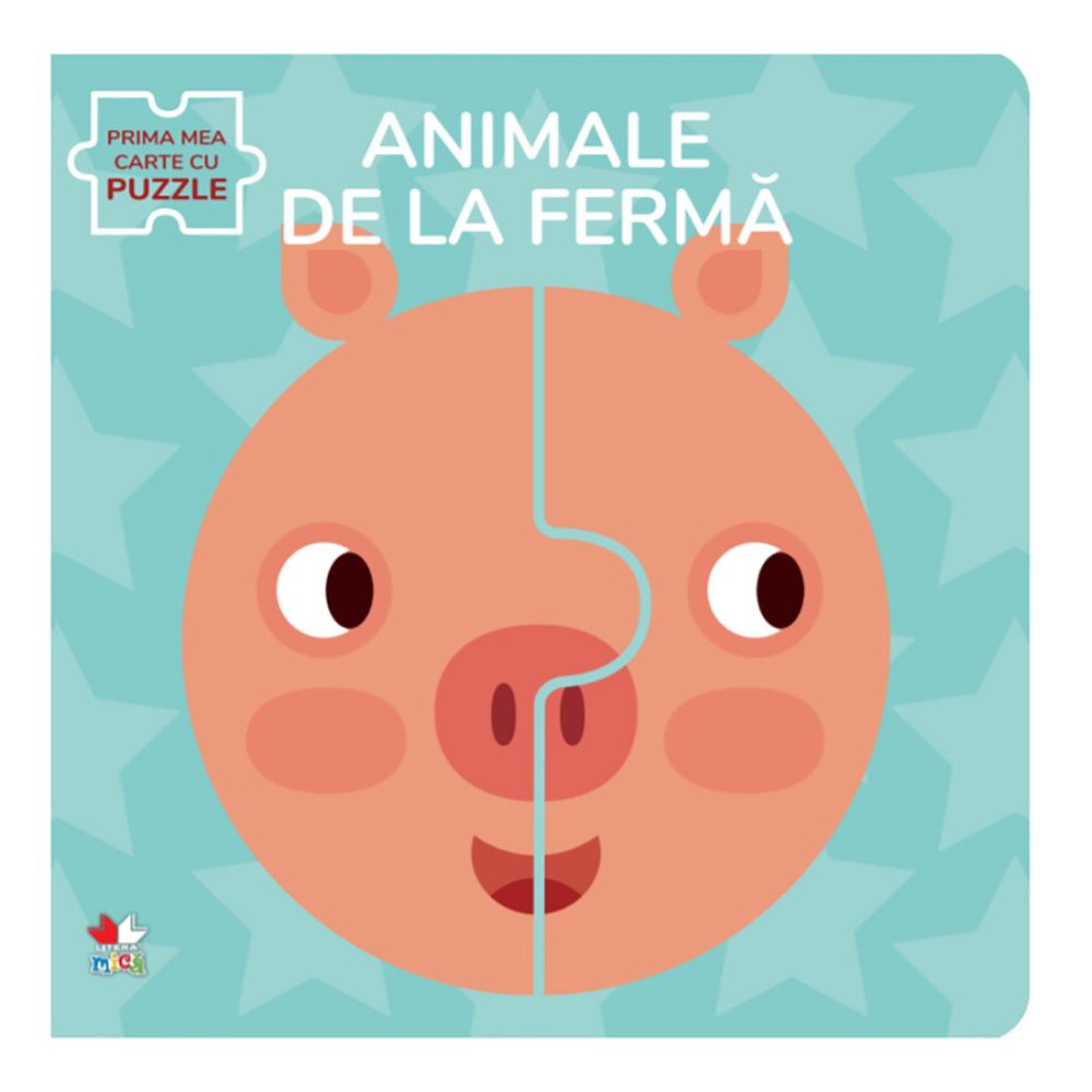 Carte Editura Litera, Animale de la ferma, Carte cu puzzle
