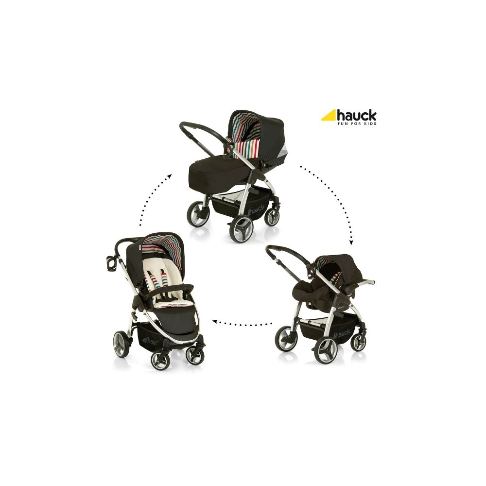 Carucior 2 in 1 Hauck Lacrosse Shop'n Drive, Stone
