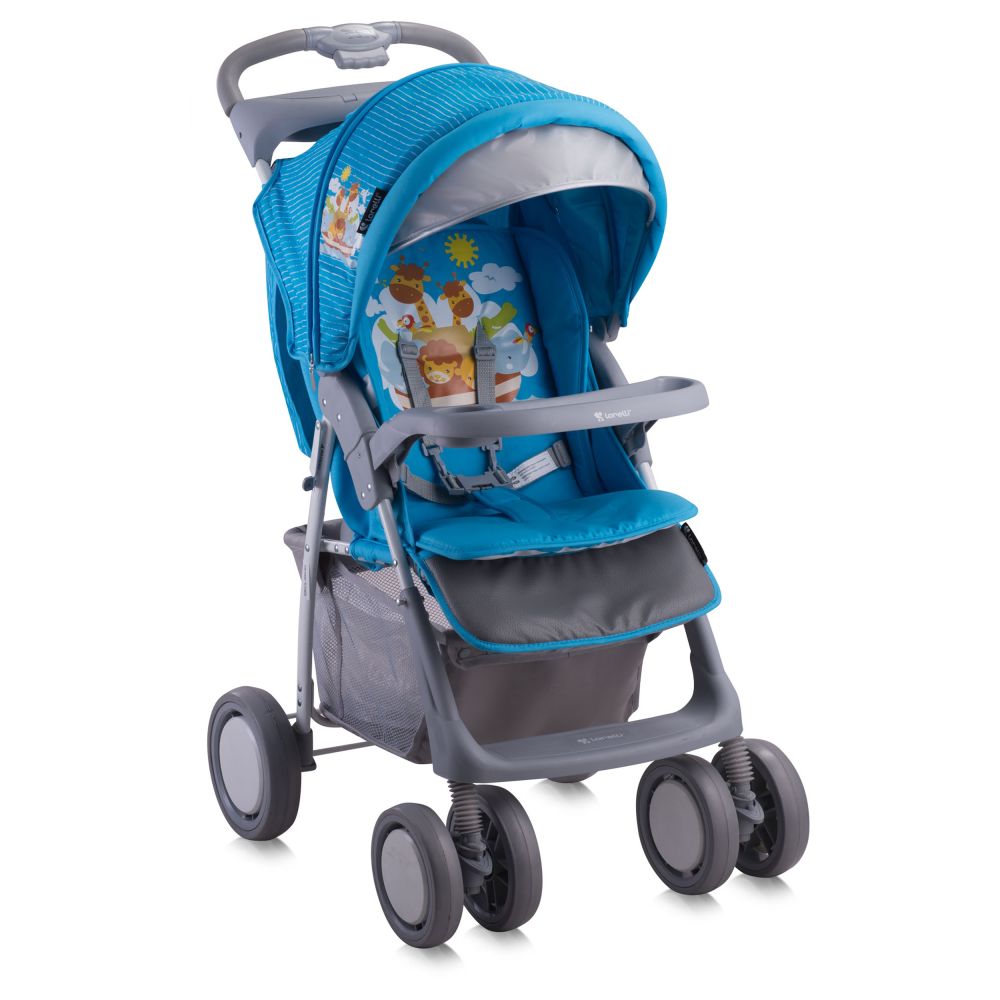 Carucior 2 in 1 LORELLI CLASSIC Foxy -  Blue Adventure