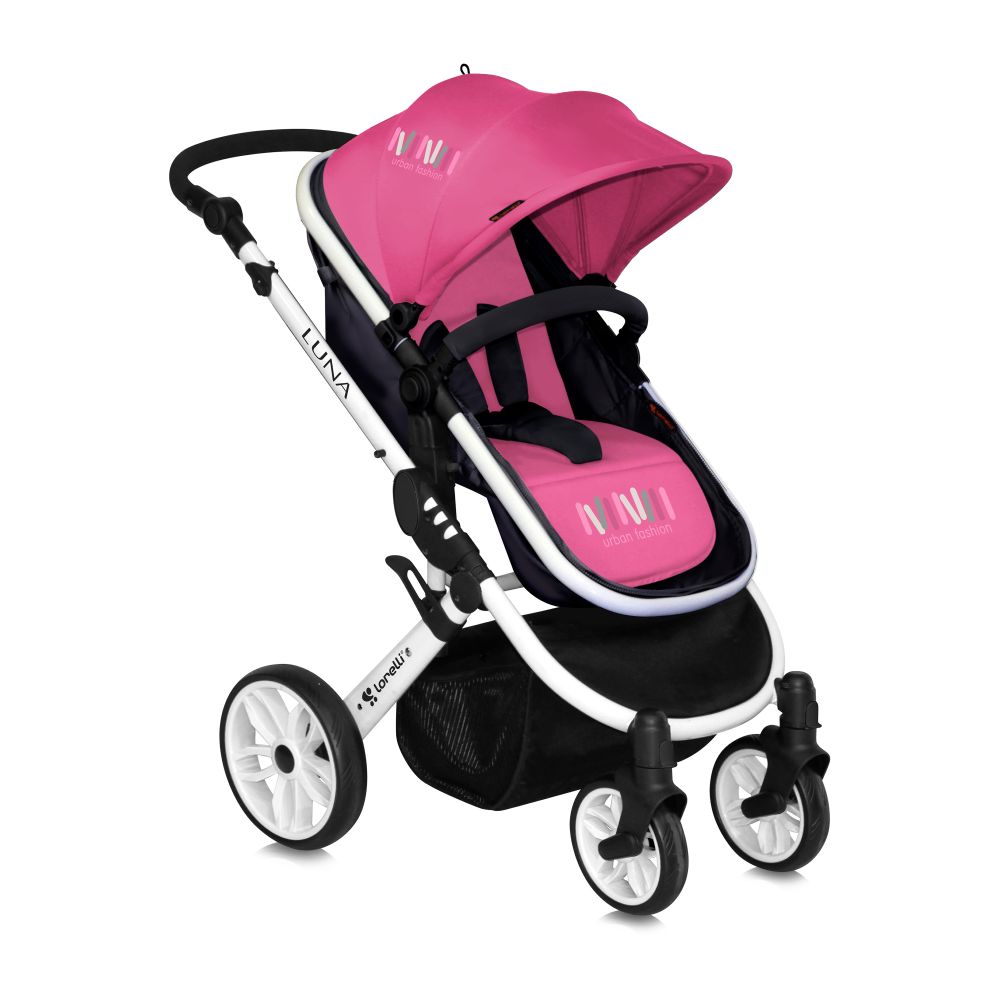 Carucior 2 in 1 Lorelli Premium Luna, Rose & Black