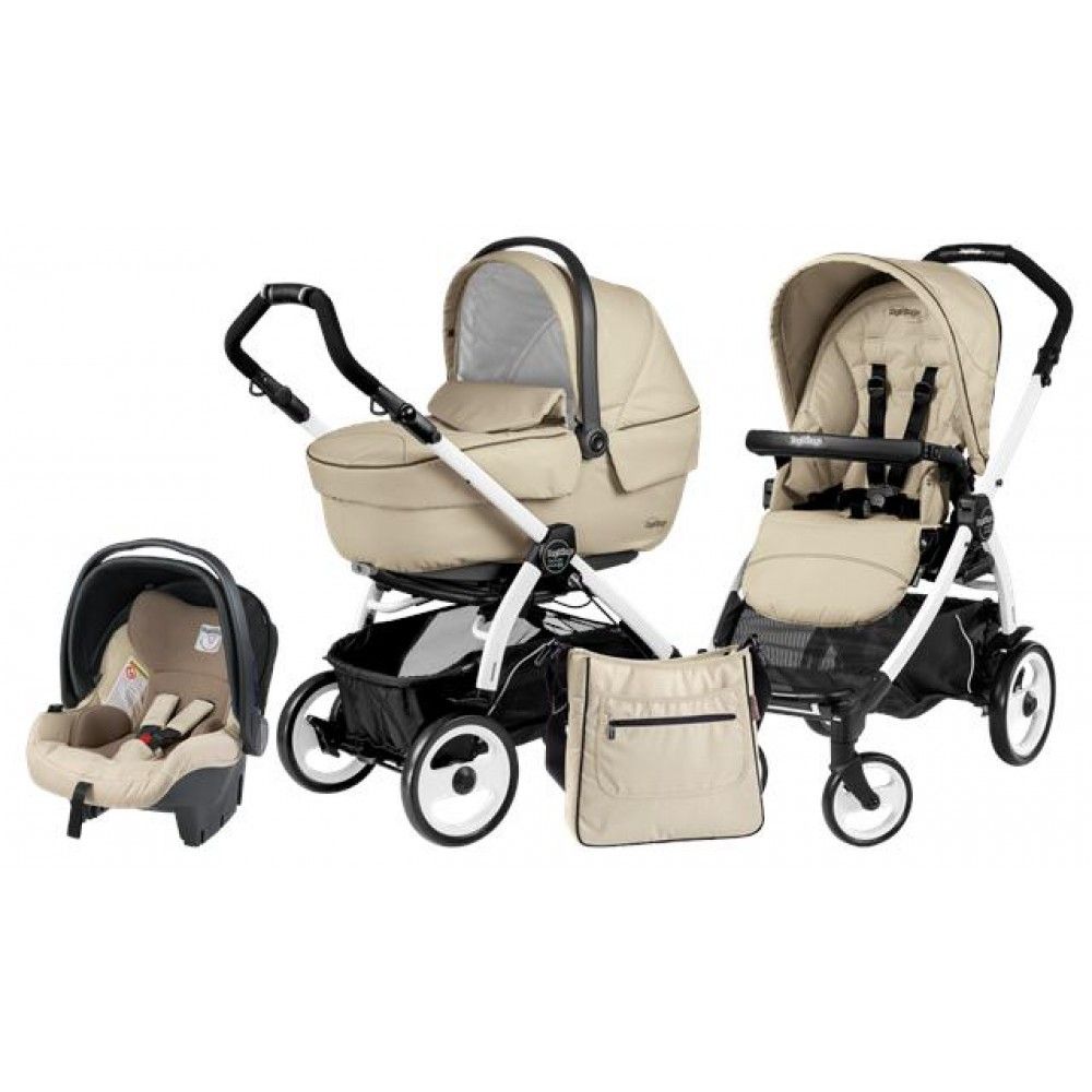 Carucior 3 in 1 Peg Perego Book Plus 51 Sportivo, Perla