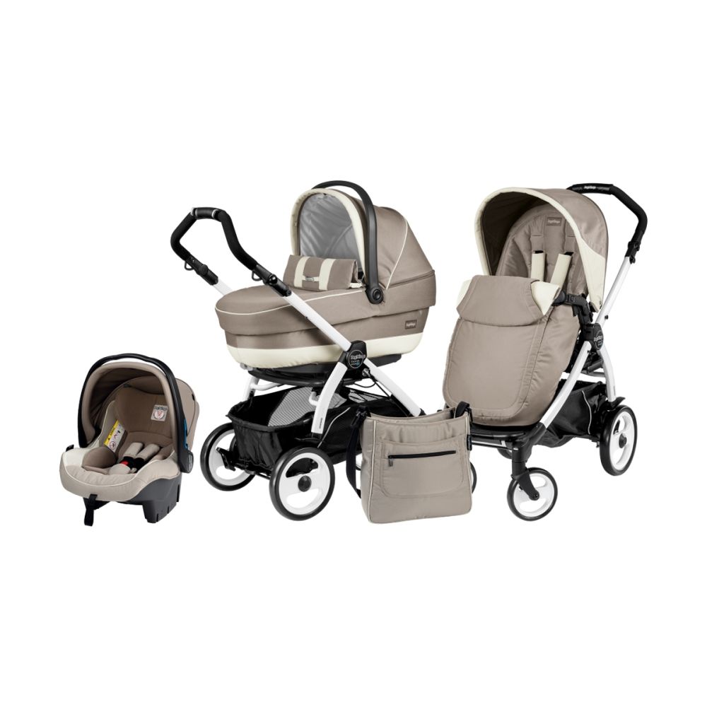 Carucior 3 in 1 Peg Perego Book Plus Completo - Avana