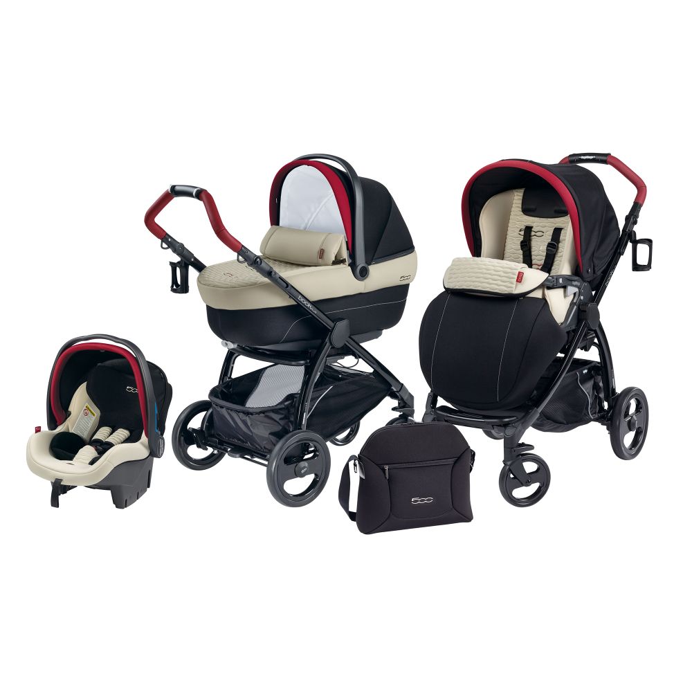 Carucior 3 in 1 Peg Perego Book Plus Fiat 500