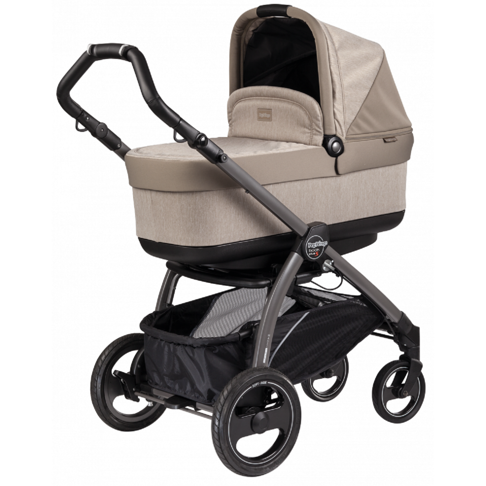 Carucior 3 in 1 Peg Perego Book Plus PopUp, Cream