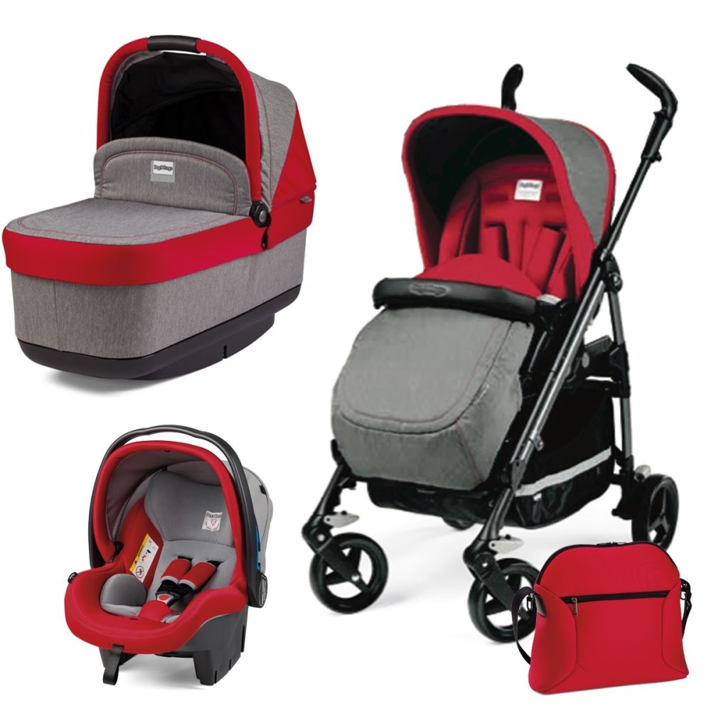 Carucior 3 in 1 Peg Perego Book Plus PopUp, Tulip