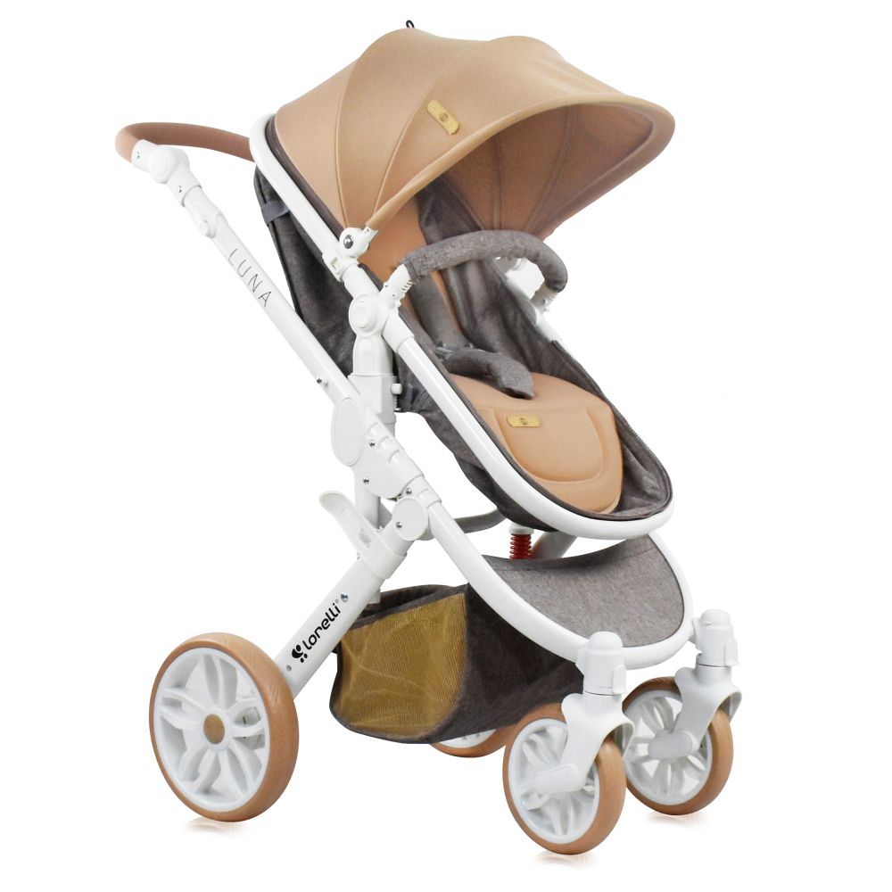 Carucior copii 2 in 1 Lorelli Premium Luna - Beige