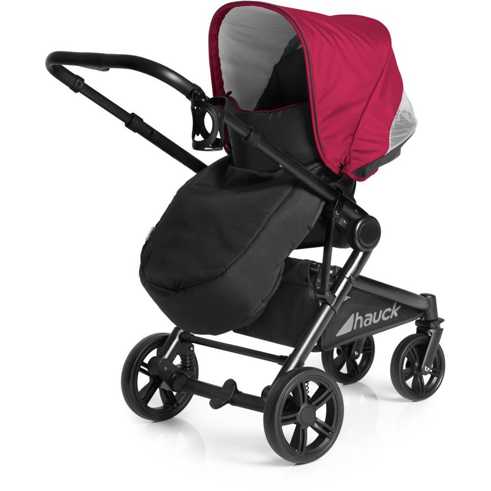 Carucior copii 3 in 1 Hauck Atlantic Plus Trio Set Tango - Rosu