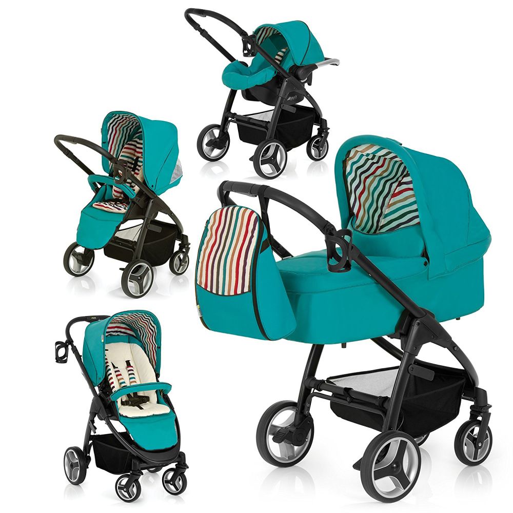 Carucior copii 3 in 1 Hauck Lacrosse All in One - Everglade