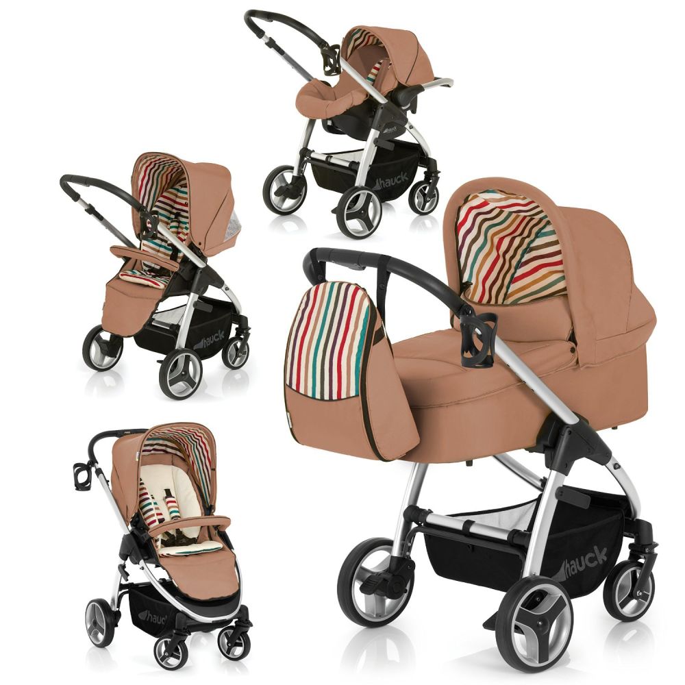 Carucior copii 3 in 1 Hauck Lacrosse Toast - Bej