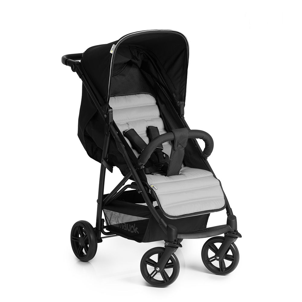 Carucior copii 3 in 1 Hauck Rapid 4 Plus Trio Set - Caviar Silver