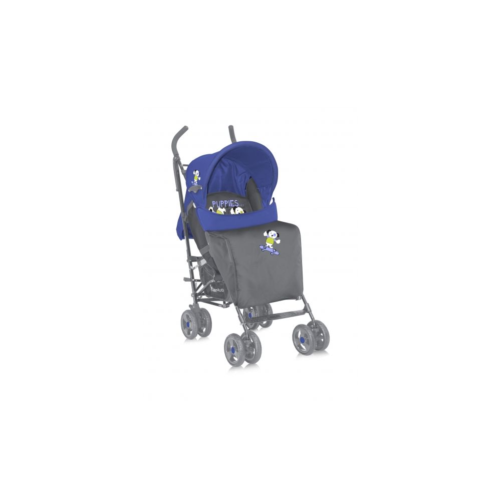 Carucior sport cu husa BERTONI Sport Fiesta, Blue & Grey Puppies